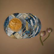 Firestone Blue Table Placemats - Round